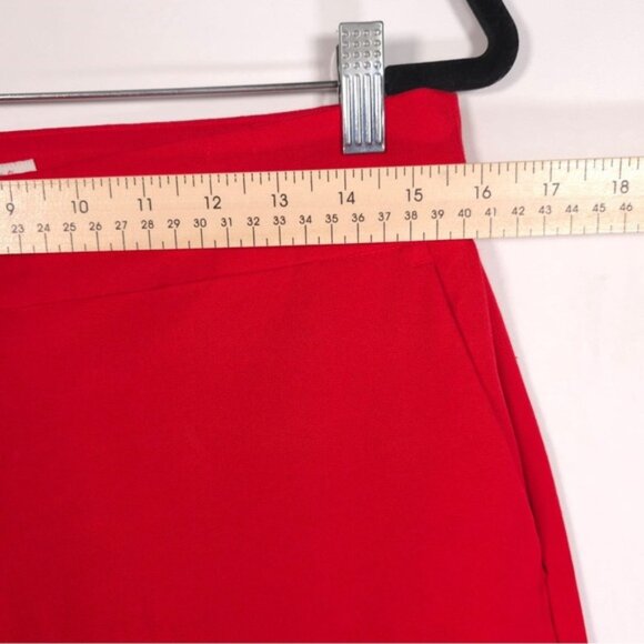 Boden Women’s Straight Wide Leg Trousers Pants Red Viscose Cotton R0249 Size 10R - Picture 6 of 12